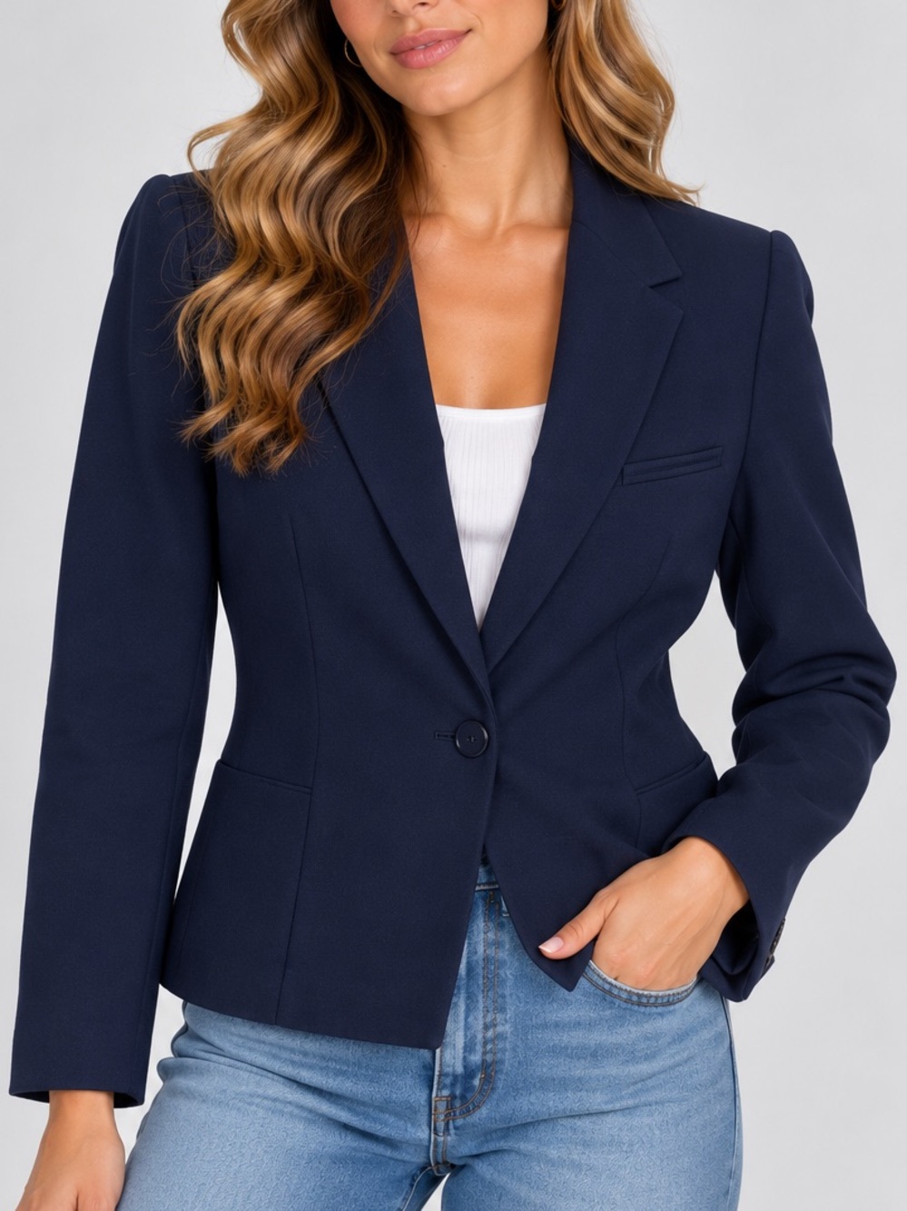 Vintage Sasson Blazer‎ Navy